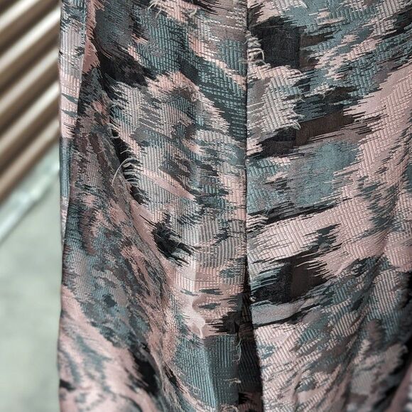 Aidan Mattox NWT Size 0 Pink Printed Sleeveles Full Length Dress Gown Prom - Picture 6 of 11